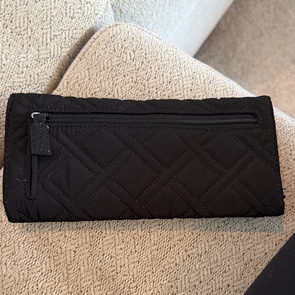 Vera Bradley Black Quilted Wallet - Picture 2 of 6